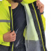 CGM E34 esőruha fekete-fluo
